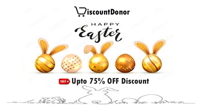  Upto 75% OFF Easter Discount